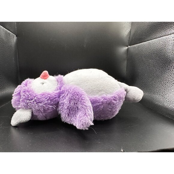 Carter’s Purple and White Plush Owl Stuffed Animal 2017 Super Soft Bird Lovey 9” - Picture 2 of 5